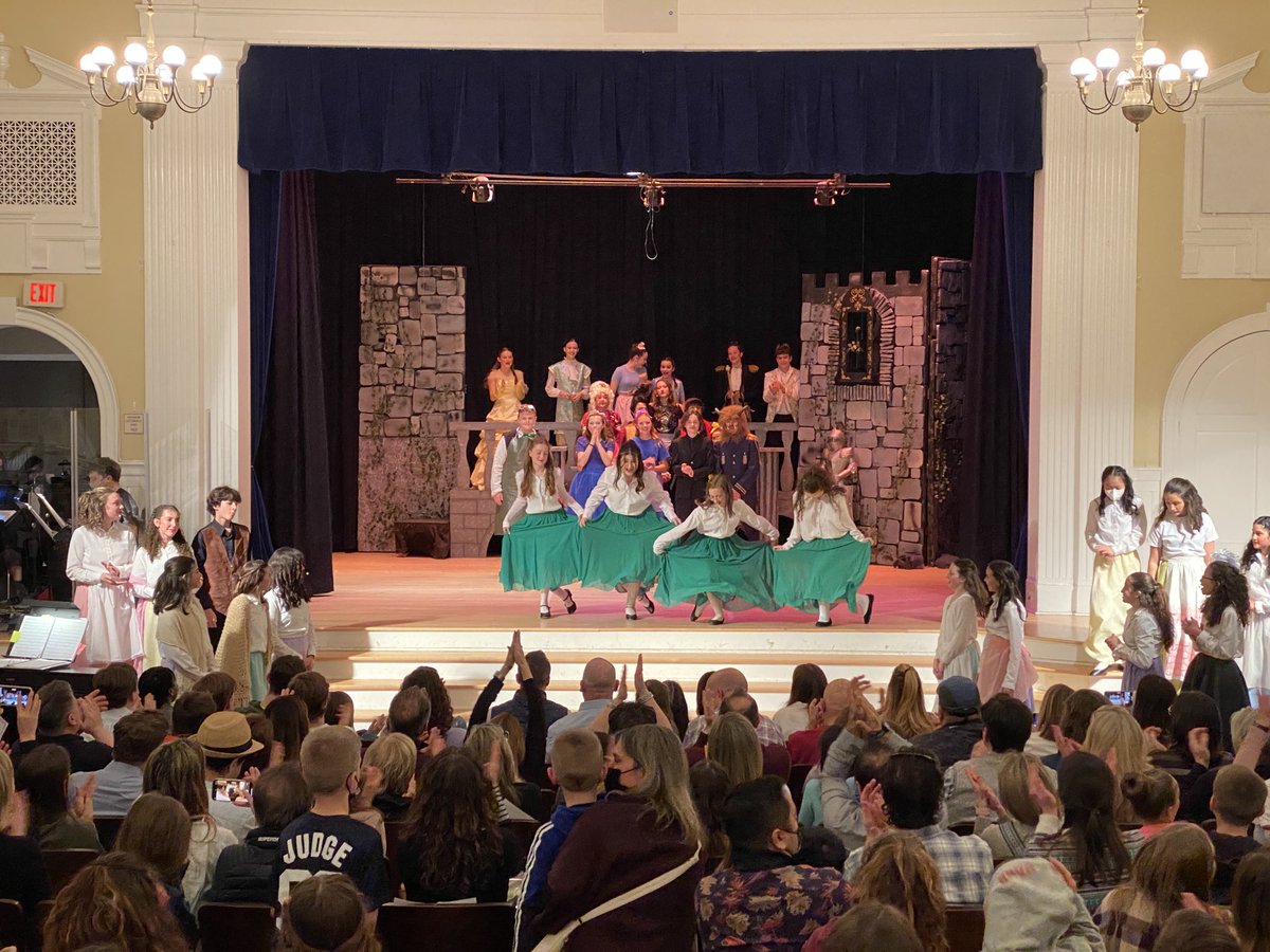Beauty and the Beast! Congrats to the cast and crew on a terrific performance! Standing ovations all around!