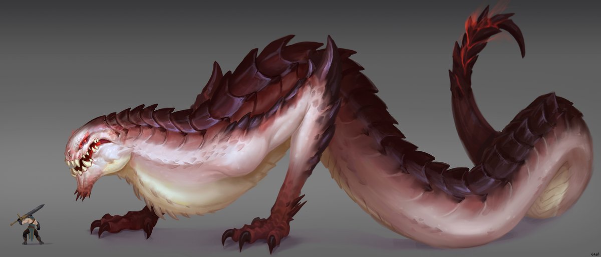 serpent creature on the ipad :)