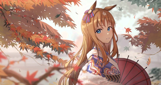 秋
#ウマ娘
#ウマ娘プリティーダービー 