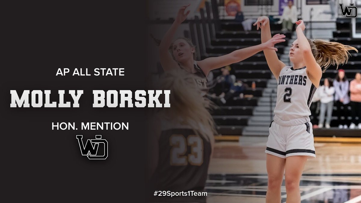 wopanthers's tweet photo. Congratulations to Sr. Molly Borski on being named to AP All State Team. #GoWO #29Sports1Team https://t.co/ghCUP2A9bf