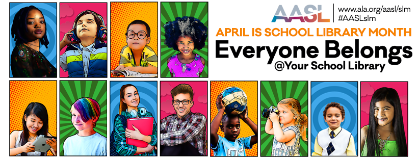 Who else is excited for the start of School Library Month tomorrow? 🖐️  #AASLslm ala.org/aasl/slm