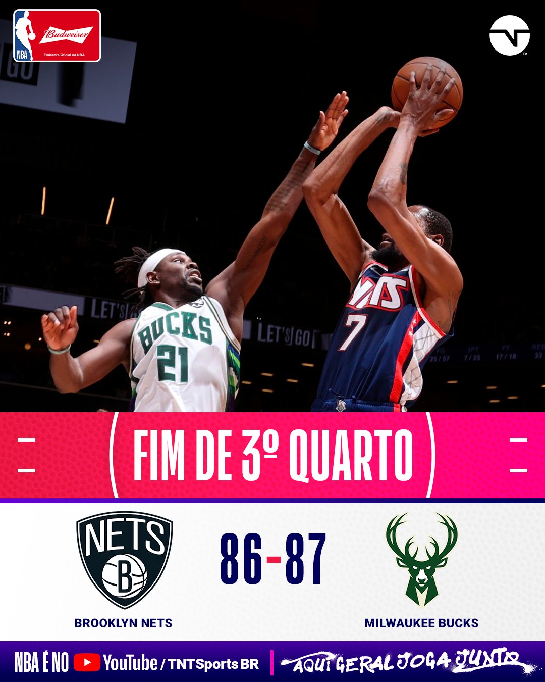 TNT Sports Brasil on Twitter "BUCKS NA FRENTE! Será que vem