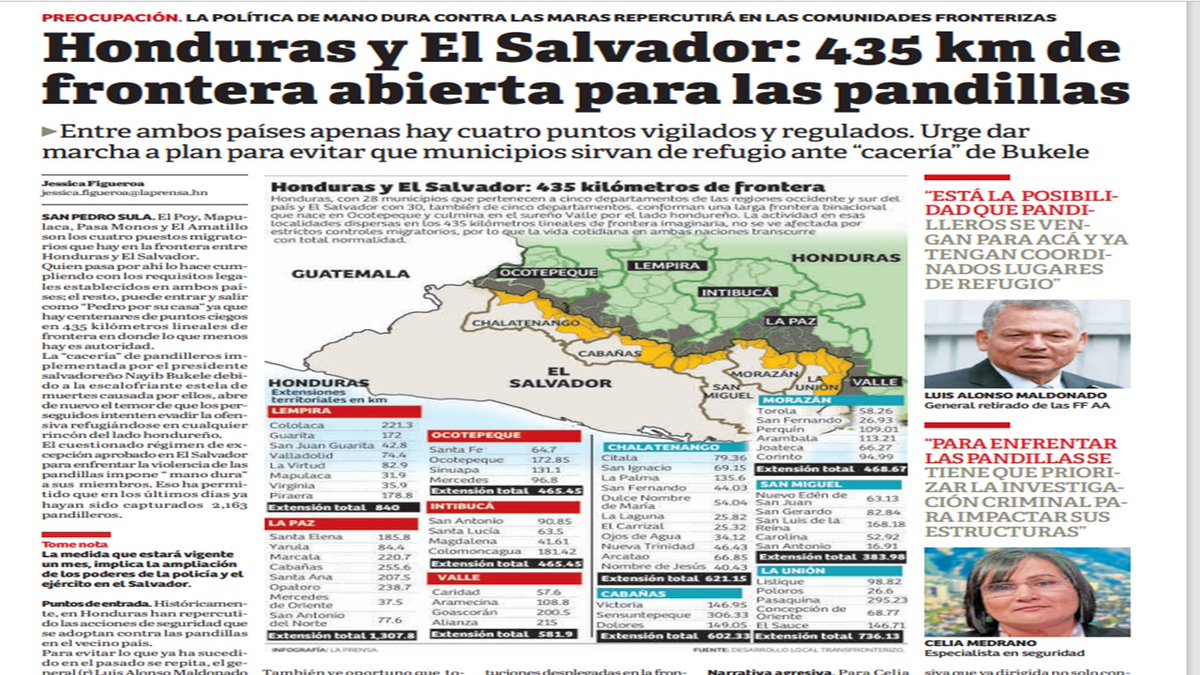 celiamedrano15's tweet photo. En @DiarioLaPrensa #Honuras Las pandillas, cuando pasan a estructuras de criminalidad organizada, tienen caractecterísticas transnacionales pero no justifica una narrativa agresiva dirigida también en contra de señalados como opositores y contra periodistas independientes. https://t.co/GtjEk6HnkV