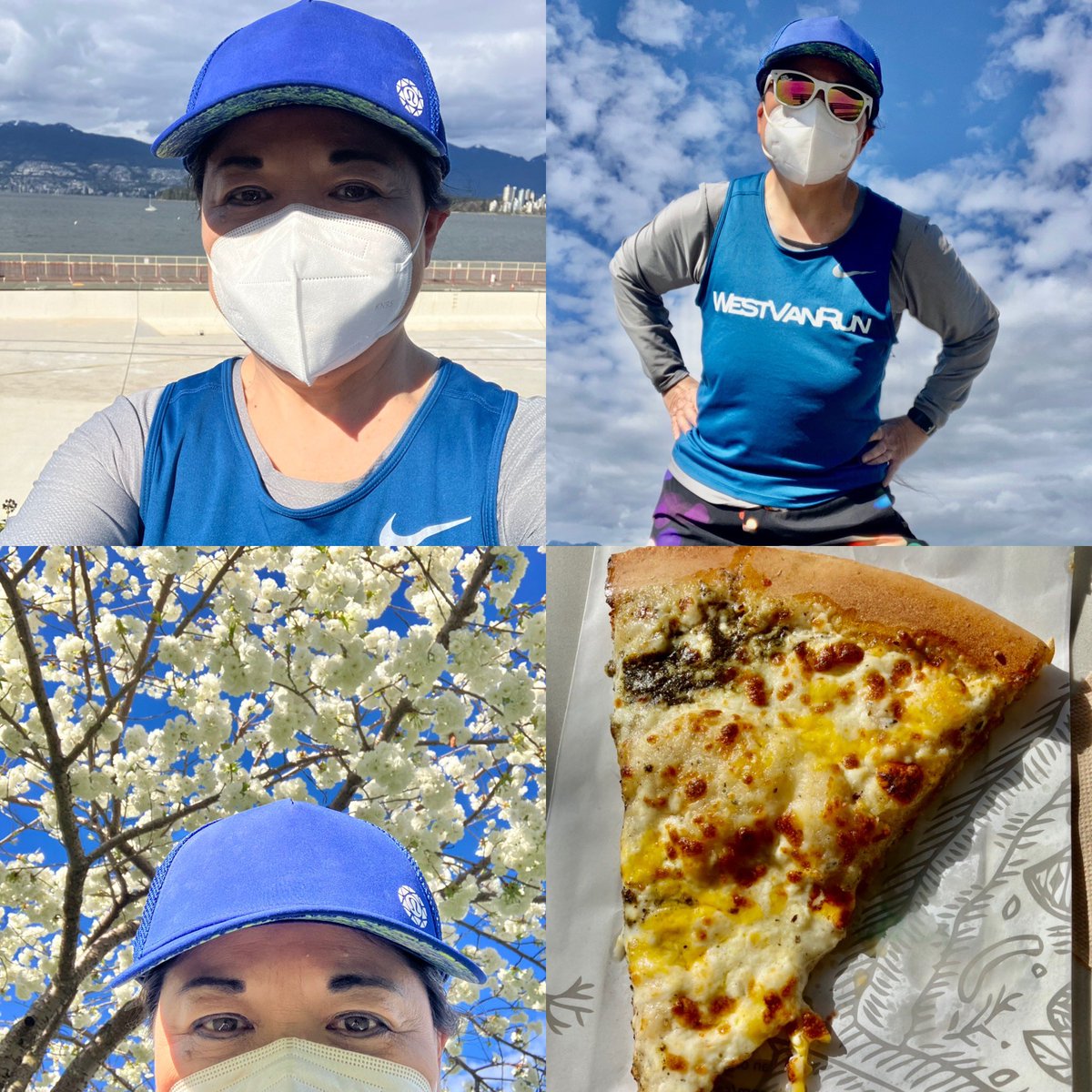 debrakato's tweet photo. Super chill sunny 11.5K run &amp; walk to Kitsilano beach &amp; back. Love this spring weather! Free Fresh Slice pizza slice for BCAA members-yummy!
#westvanruncrew #thesweatlife #vancouverrunner #kitsilanobeach #vancouver #BCAA #FreshSlicePizza https://t.co/b9ztPvV2zs