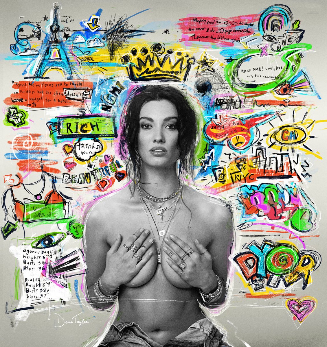 3,000+ people have submitted for my WL. I am blown away. My 1st collection is only 500 pieces.

I will be selecting e/a &amp; every person for my WL. My project is about my career, my life, my journey…

This is the 1st reveal from my collection. 

“CHAOS &amp; COUTURE”

RT &amp; Comment 👇🏻