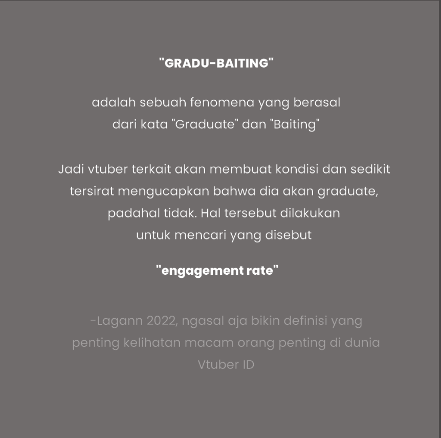 LagannDragon's tweet photo. Tanggal 1 April ini akankah banyak terjadi fenomena "Gradu-baiting"?

#VtuberID https://t.co/xIUPa8PCqU