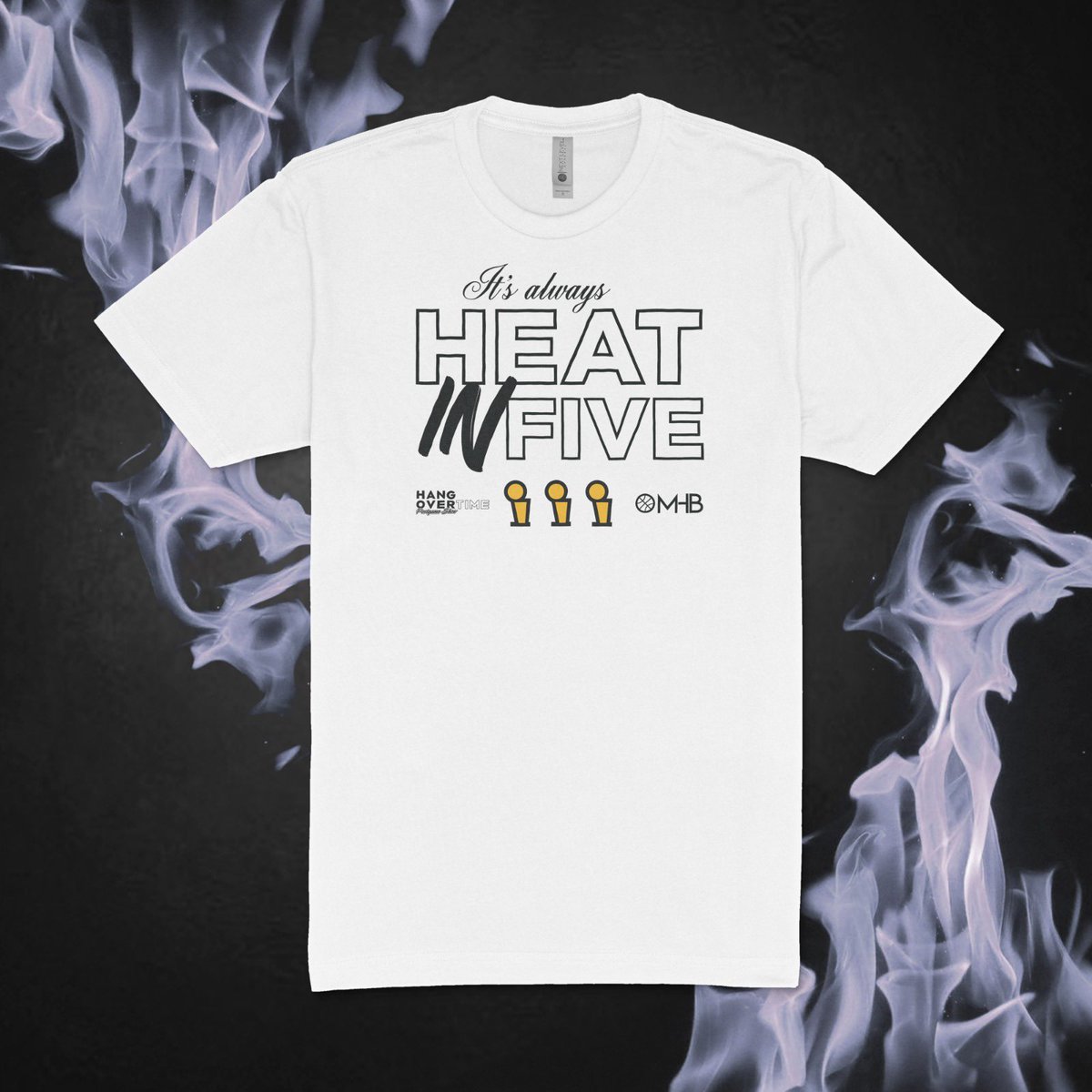 miaheatbeat's tweet image. 🔥🔥NEW MERCH DROP🔥🔥

THE WHITE HOT HEAT PLAYOFF RUN IS OFFICAL!!!

It’s always Heat In 5, just a Miami thing. Get yours for the playoffs

shop.miamiheatbeat.com/products/heat-…