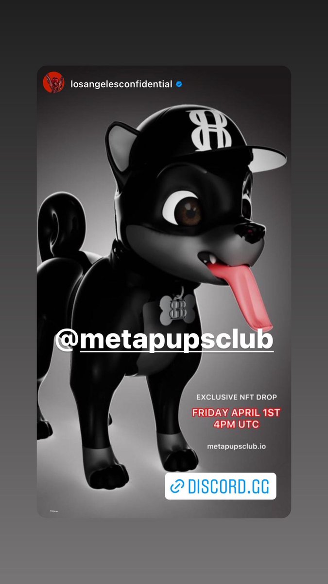 Join us and <a href="/thegame/">The Game</a> in making history tomorrow Friday April 1st 4PM UTC!  

Public Mint link: metapupsclub.com

#metapupsclub #metapups #nfts #nft #mpc #nftdrop #nftmint #nftlaunch #nftcollection #nftcollector #thegame #nftcommunity #ethereum #eth #DAO #crypto