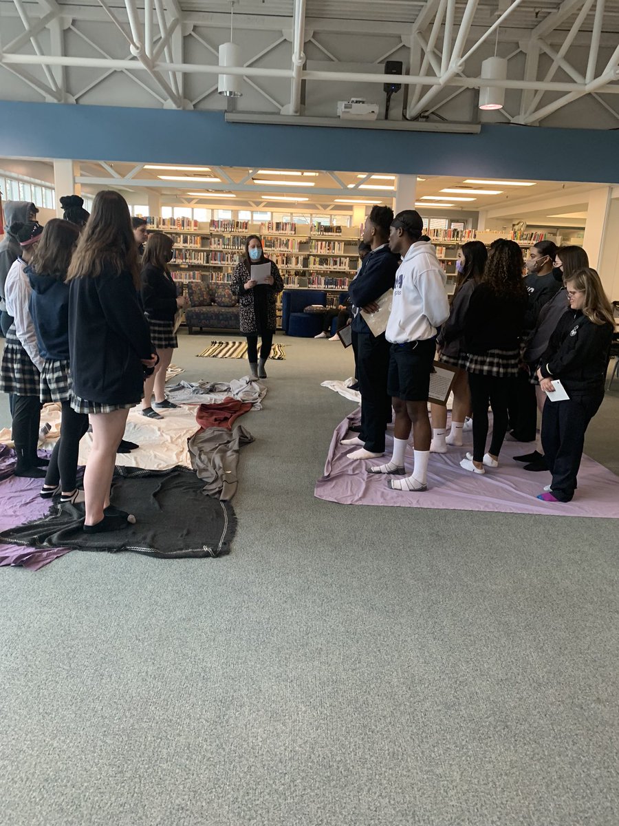 Thanks <a href="/MsTrines/">Alanna Trines</a> &amp; <a href="/Macbouch/">Laurel MacDonald Boucher (she/her)</a> for the enriching Blanket Exercise <a href="/ImmaculataOCSB/">Immaculata High School</a> #importantdiscussions #Caring4Others <a href="/ocsbindigenous/">OCSB Indigenous Ed</a> <a href="/Ms_Leahey/">Dayna Leahey</a>