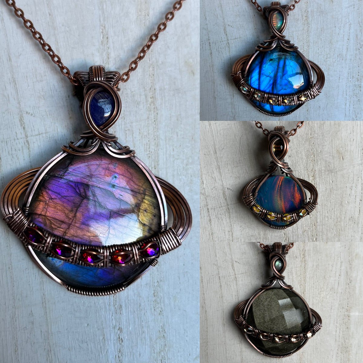 rynzilla's tweet photo. ✨Custom Planet pendant Giveaway!✨

I’m giving away a custom made Planet pendant! (Examples in the pic)

RULES -
✨ Follow me @astralgemsco 
✨ RT this post 
✨ Tag a friend 

Extra entry - 
✨ Follow my Instagram! (astralgemsco)

Ends April 16th ✨💜 https://t.co/lb6a01NDnr