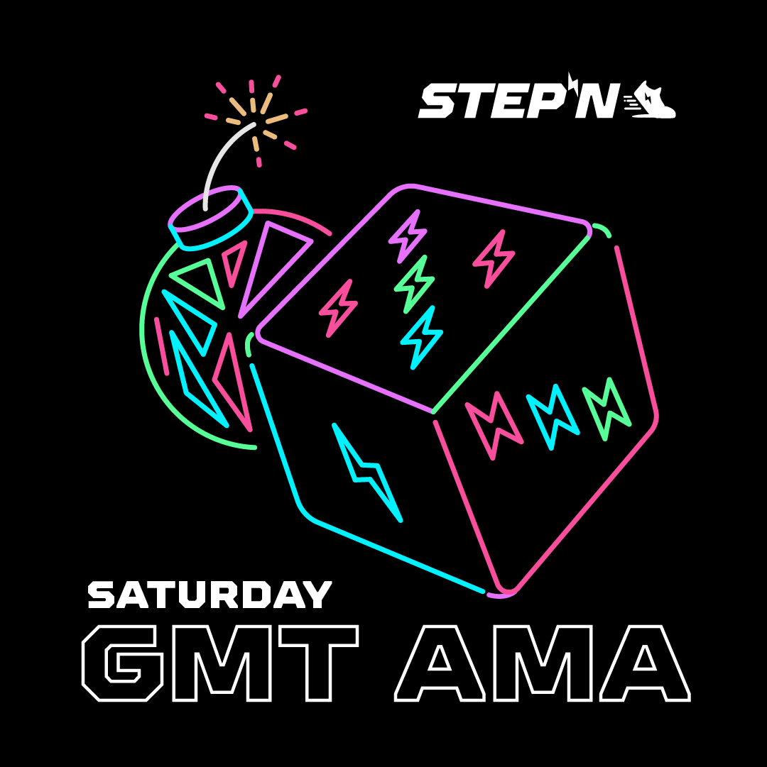 Stepnofficial's tweet photo. Find out how to earn GMT during our next AMA at https://t.co/NDKXjpB1SO Saturday 11:30pm ACDT https://t.co/zVx8IxTCFZ