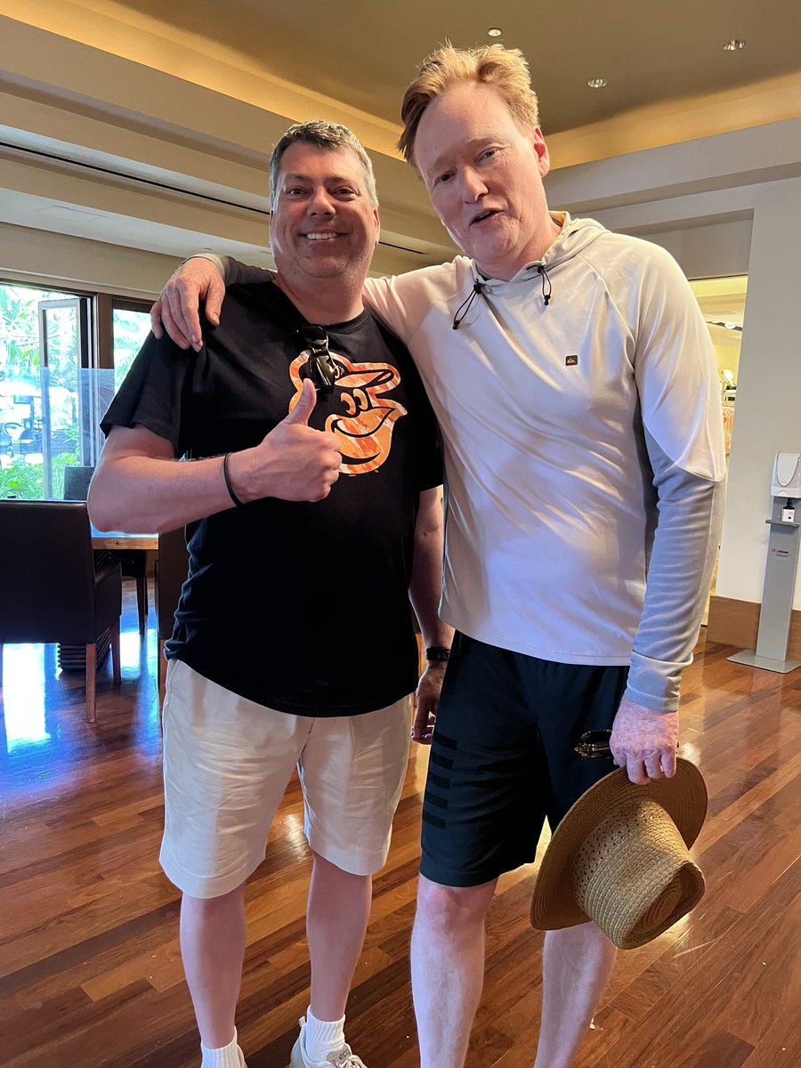 An NBC celeb….and <a href="/ConanOBrien/">Conan O'Brien</a>   He was very excited to meet me!