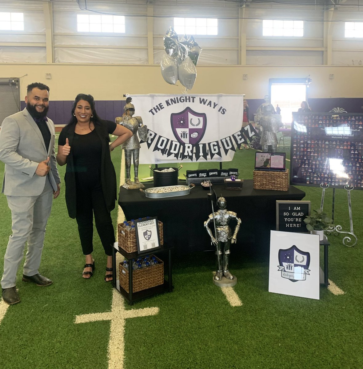 SMCISD_Rod's tweet photo. We loved discussing our mission, vision, and campus culture this evening! The @SanMarcosCISD Job Fair was a huge success! #GD2BR #TheKnightWay https://t.co/HZW3agTbgi