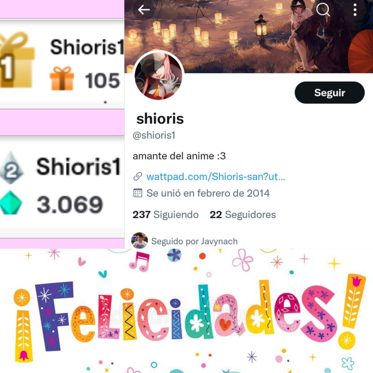 Carmenb_06's tweet photo. @Jaavynach @shioris1 Muchas felicidades Shio, eres una reina 👸🏻👑y también a todos los moderadores de Javy en éste día 💕🙆🏻‍♀️ son unas personas muy hermosas, es un gusto conocerlos y ver cómo apoyan a Javy, y cómo Javy nos apoya 💕✨ https://t.co/1AE2zShA5C
