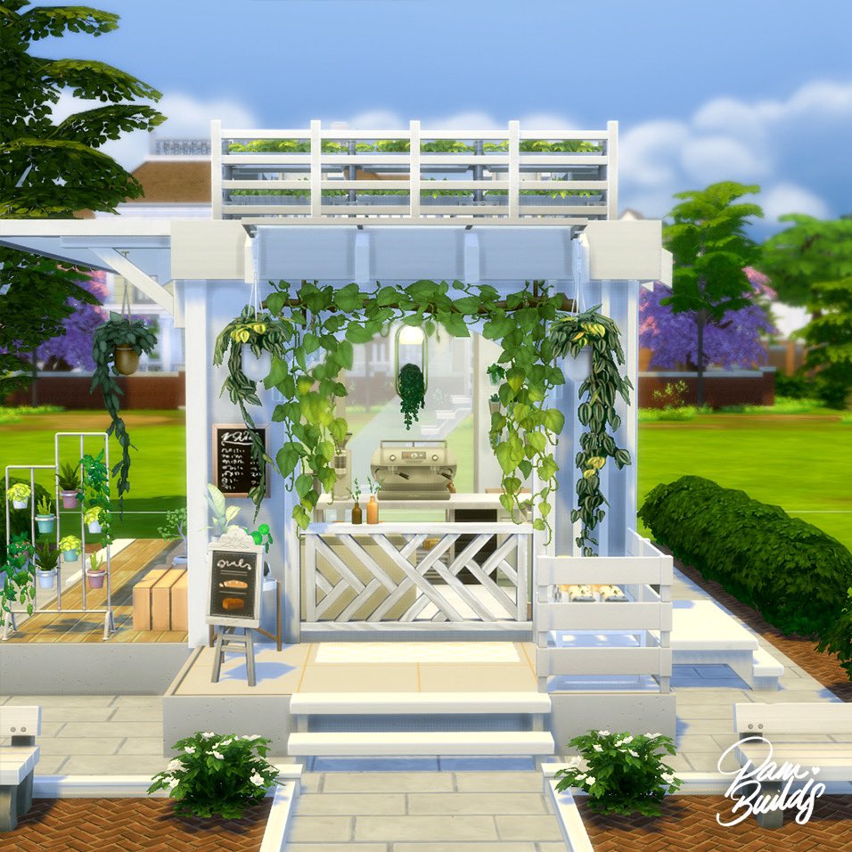 pambuilds's tweet photo. Bloom Cafe 🌿
#thesims #sims4 #ShowUsYourBuilds https://t.co/8GPwW4yyMA