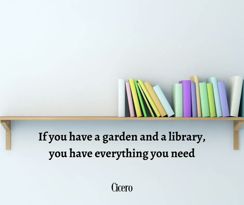 ToniCoxAuthor's tweet photo. You will have everything you need
#Garden #GardenQuote #Library #libraryQuote #Book #bookQuote #Cicero #CiceroQuote https://t.co/k0RdIFh7WN