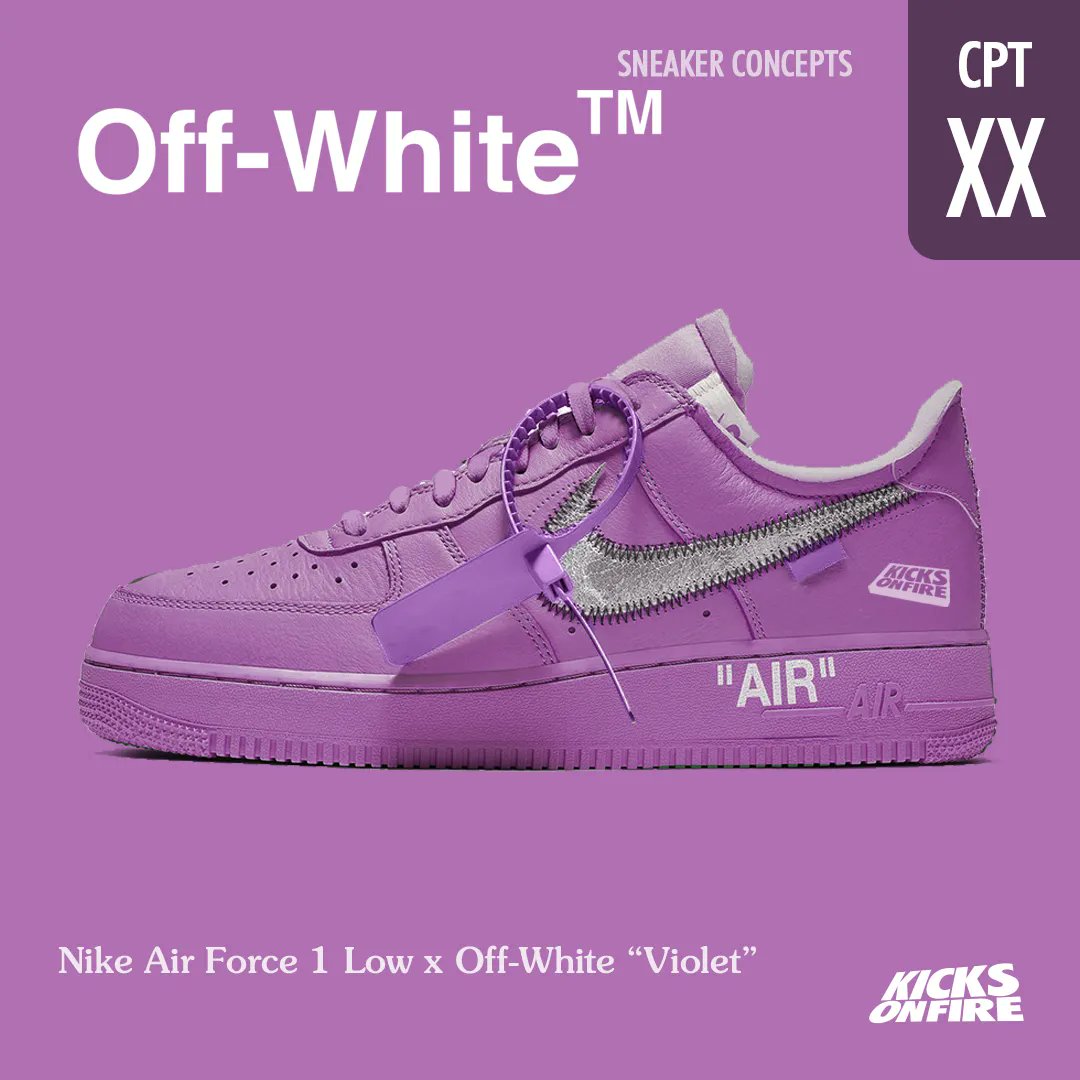 off white air force 1 purple