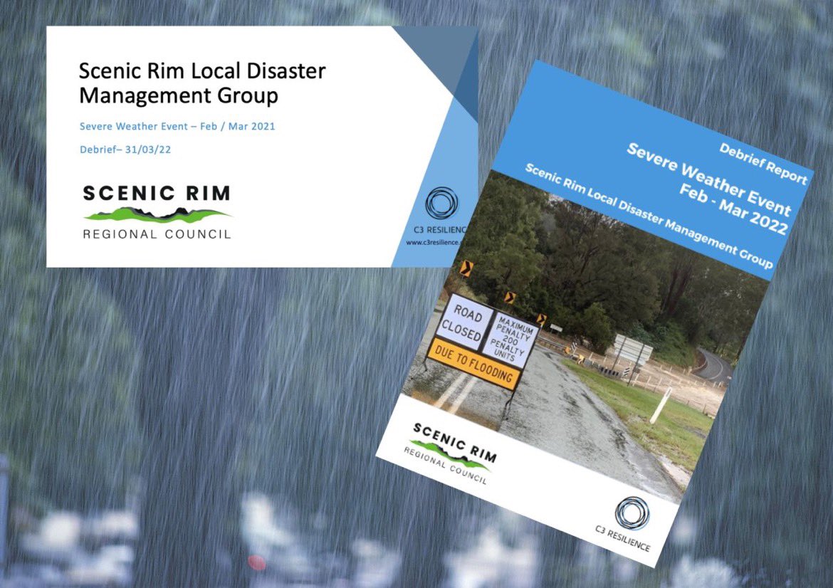Fantastic Day yesterday, spending time with the Scenic Rim Disaster Mgmt Group to explore the #lessonsidentified from the recent severe #weather event. 

Great relationships and local knowledge, capacity, and learnings, with the team!
#lessons #resilience #emergencymanagement
