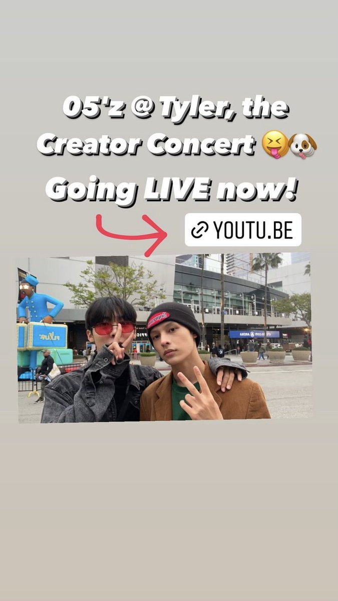 jwoochive's tweet photo. 040122 instagram update

"05'z @ tyler, the creator concert😝🐶
going LIVE now!
https://t.co/e68JMOmuX6"

#WOOCHAN #JAMES #TraineeA https://t.co/oUWZjKzvIk
