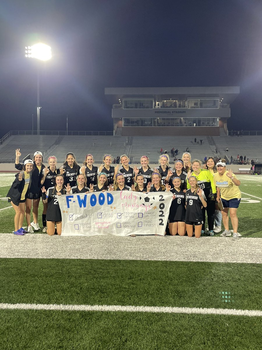 Lady Mustangs get the win tonight!! WE ARE REGIONAL TOURNAMENT BOUND!!  @LethalSoccer <a href="/FwoodAthletics/">Friendswood Athletics</a> <a href="/friendswoodisd/">Friendswood ISD</a> @TedDunnam <a href="/tascosoccer/">TASCO</a>
