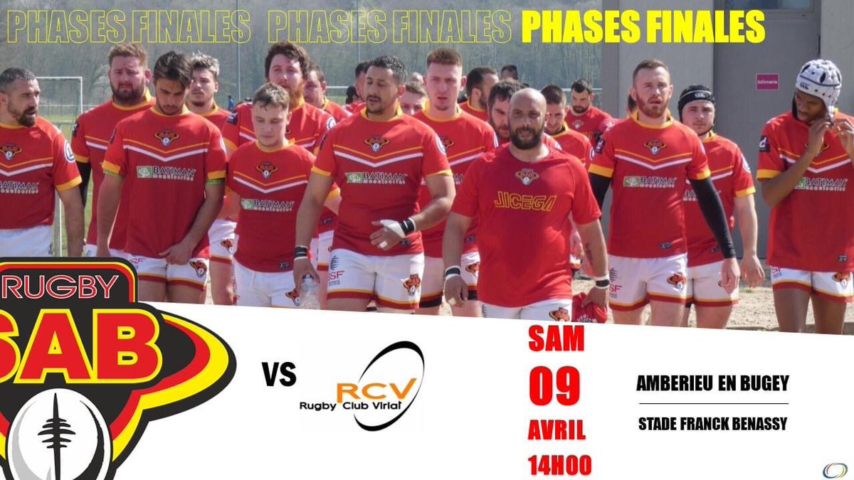 Les phases finales pour la réserve commencent samedi 9 avril !
#sangetor
