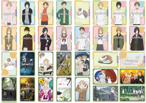 夏目友人帳デコステッカーガムつき全36種2018年&2022年コンプリート