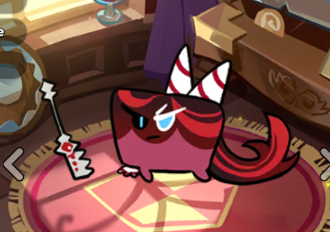 Tw1lightShAdow's tweet photo. Red velvet has turned into a cake hound...? How Is this possible! #cookierunkingdom  April Fools Event... https://t.co/oDzwcM8oAJ