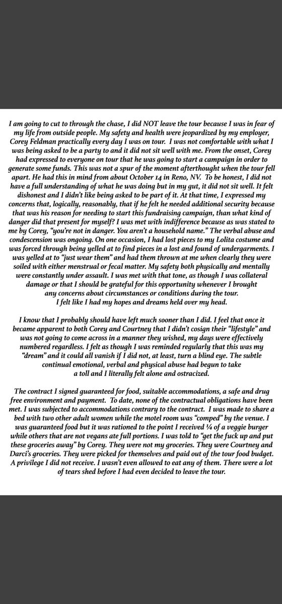 Michelle_Jaded's tweet photo. @CAWBBBB You should read this, it's from one of his former angels. He's not the good guy he pretends to be. Many other stories are out there too of what they all indured https://t.co/JZt76tYOrI