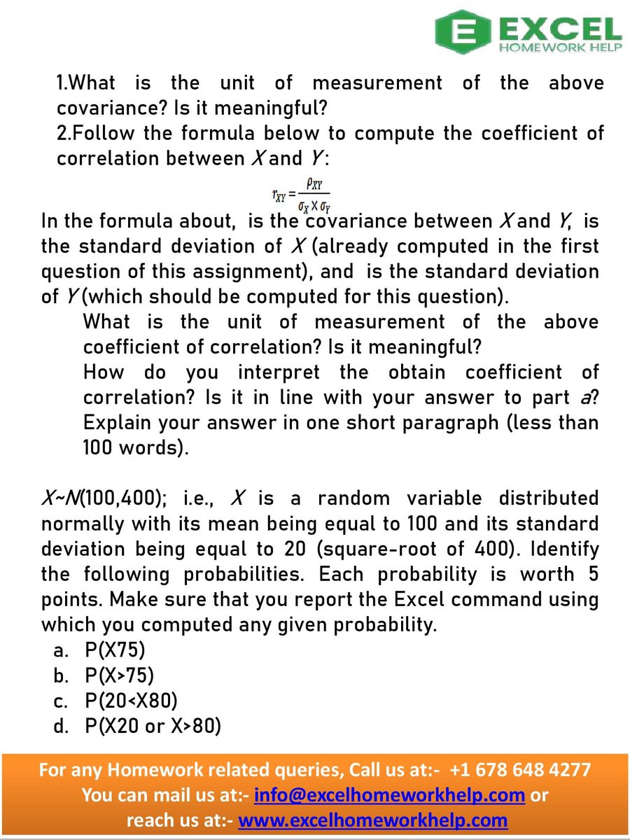 excelhwhelp's tweet image. I am Robert M. I am a Quantitative Analysis Homework Expert at excelhomeworkhelp.com. I hold a Master's in Statistics. I have been helping students with their homework. I solved homework related to Quantitative Analysis.
Visit flic.kr/s/aHBqjzHVCq
#Education