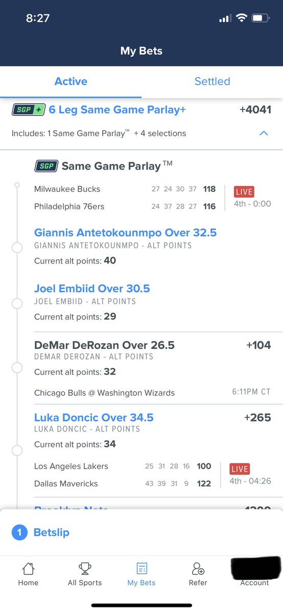 WeParlayCT's tweet photo. This would have been a crazy win 🤯🤯 Luka &amp; Embiid just missed !!!! This 🤏 close #Embiid #Luka #NBA75 #GamblingTwitter #fanduel #parlays #SameGameParlay #NBATwitter https://t.co/caowqNFBPQ