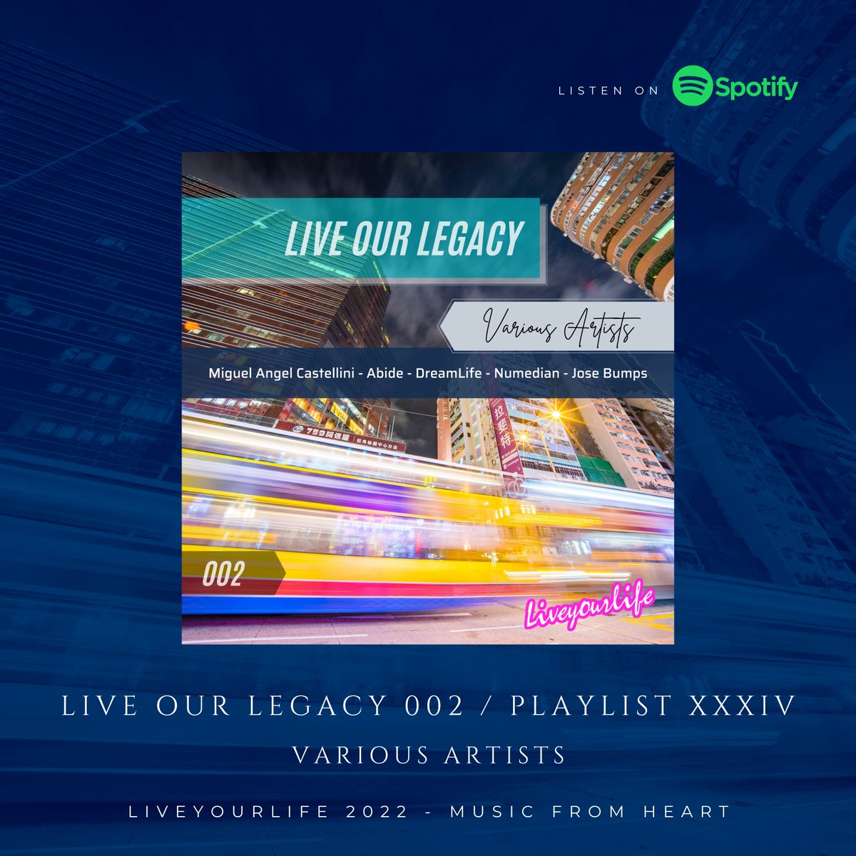 Liveyourlab's tweet photo. 🟣NEW!!!
Liste here: https://t.co/TaRcA7rm8Y
#playlist #playlists #electronicmusic #newrelease #progressivetrance #trance #synthwave #VAComp #variousartists #housemusic #progressive #outnow #AppleMusic #music #Spotify #trancefamily #upliftingtrance #uplifting https://t.co/4xMMfEhzmW