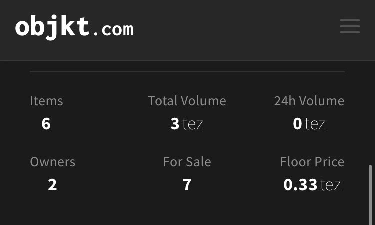 blvckweaver's tweet photo. Hi NFT seekers๐น
Pay Attention for my #CleanNFT
Nonameorn Basic #002 - 006
ย
๐ปRelisted for 16 hoursโฑ
๐ป3.0 ๐ 2.22 $xtz
๐ป2.0 ๐ 0.88 $xtz
๐ป1.0 ๐ 0.33 $xtz
#Nonameorn Basic #NFTs
๐Link in commets
Collect a piece of my future ornamental multibrand ORNยฉ๏ธ
@blvckbally ๐น๐ค๐ผ https://t.co/q6BuaTEdEJ