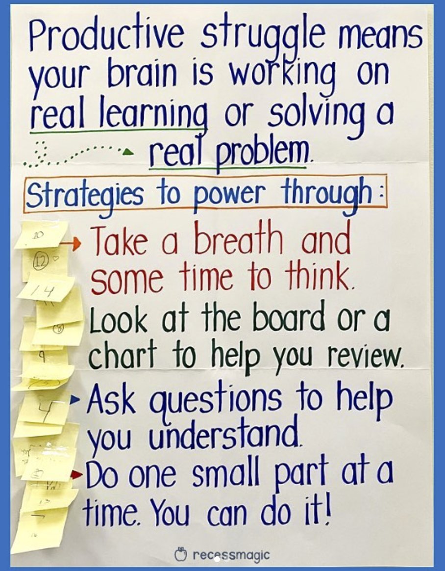 How do you let your Ss know that it's ok to struggle in the learning journey? 

(Inspiration via T <a href="/BonnySDieterich/">Bonny Dieterich</a>)

instagram.com/p/CZQM5tEM8be/

#TeacherPD #TeacherTwitter
