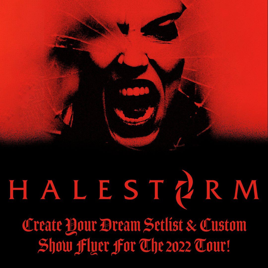 ON SALE NOW! @Halestorm and @TPROfficial with special guests @TheWarningBand2 + @LilithCzar on July 23 🤘🎫: bit.ly/3LktnIi PLUS: Have a dream @Halestorm setlist? 💭 🎤 Head to setlist.halestormrocks.com to voice your picks and create your own personalized show flyer!