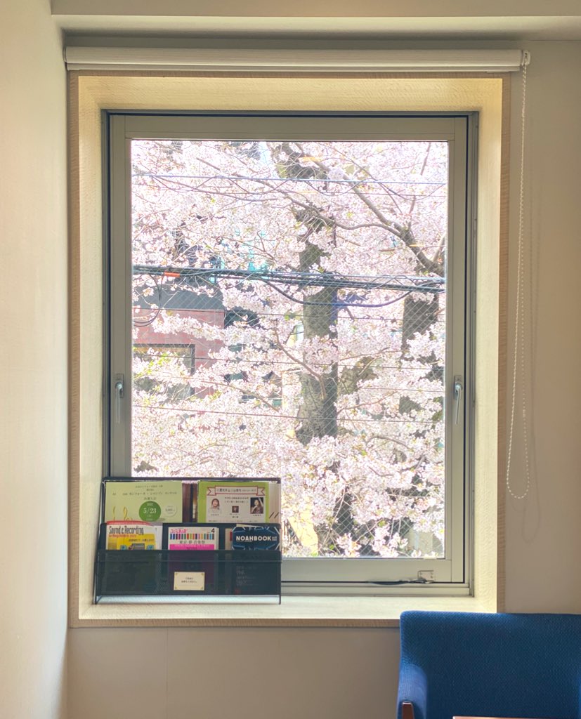 【#店舗情報】
🌸🌸🌸🌸🌸
ロビーからの桜 先日は満開でした☺️🌸

7月分ご予約受付スタート致しました！
お気軽にお問い合わせください🧡
みなさまのご来店お待ちしております🌸