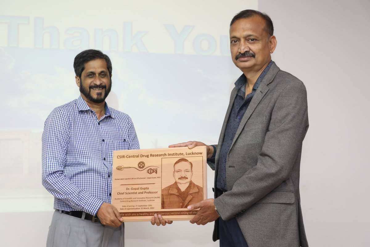 nainrs's tweet photo. Organized a one day symposium on 'Recent advances in reproductive health' at CDRI on the 30th of March, 2022. @CSIR_CDRI  @DeepakNModi @ritu_trived 
@CSIR_IND @RajeshJ20445126 @srabanimuk https://t.co/pPYva89Isp