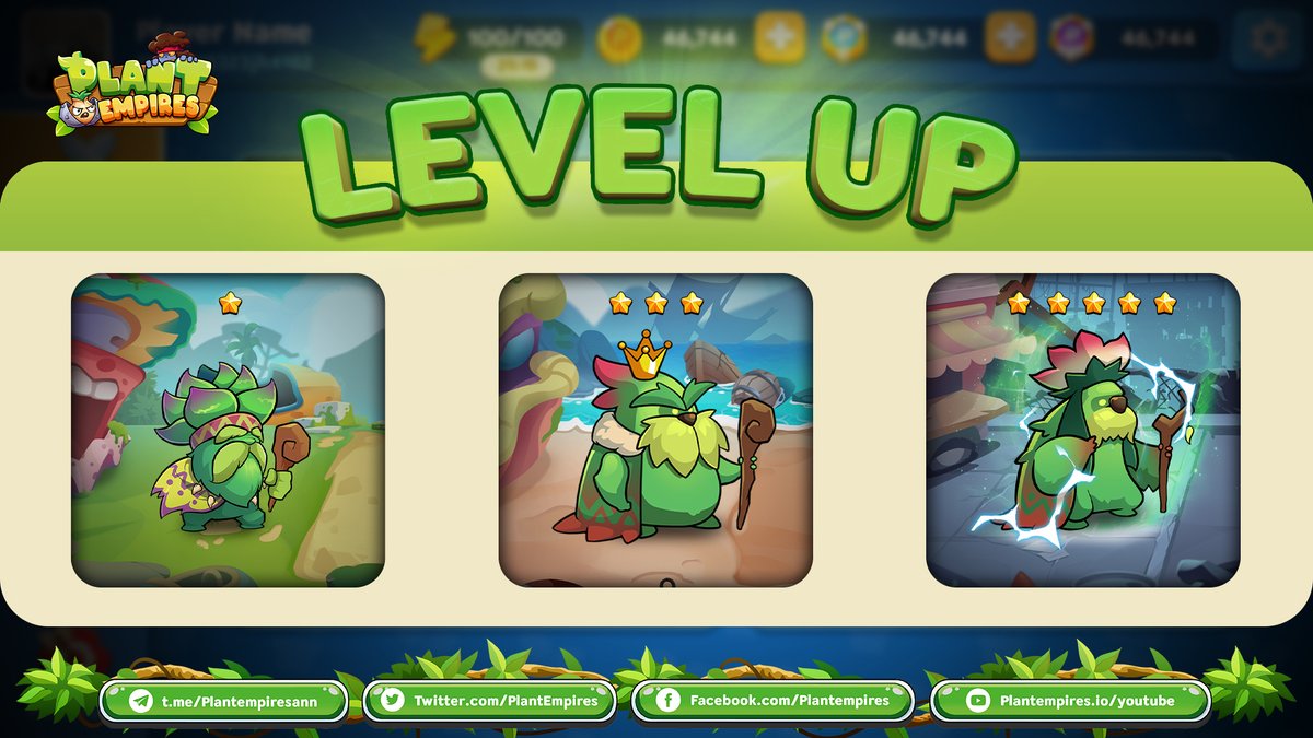 PlantEmpires's tweet photo. ⬆️ Plant's leveling in Plant Empires

❗️Once a Plant is recruited to your squad, it is ready to be upgraded. When the Zombies are too strong but you cannot buy new Plants yet, upgrading Plants is always an awesome choice for you. 

Read the full post: https://t.co/4rzKCwvV1F https://t.co/DPW58a1pi2