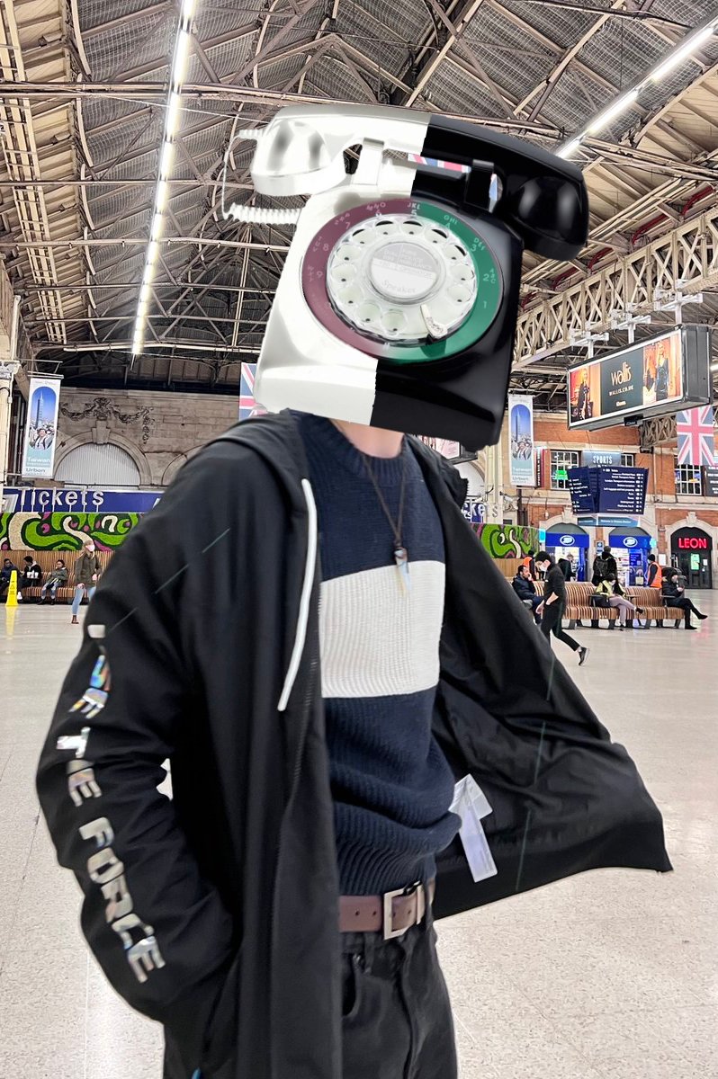 DaysComics's tweet photo. Dialtown Ranboo! 
Messed around with a rotary phone I found on google and created this abomination of an edit haha

#Ranboo #dialtown https://t.co/2wT4e8jMlW