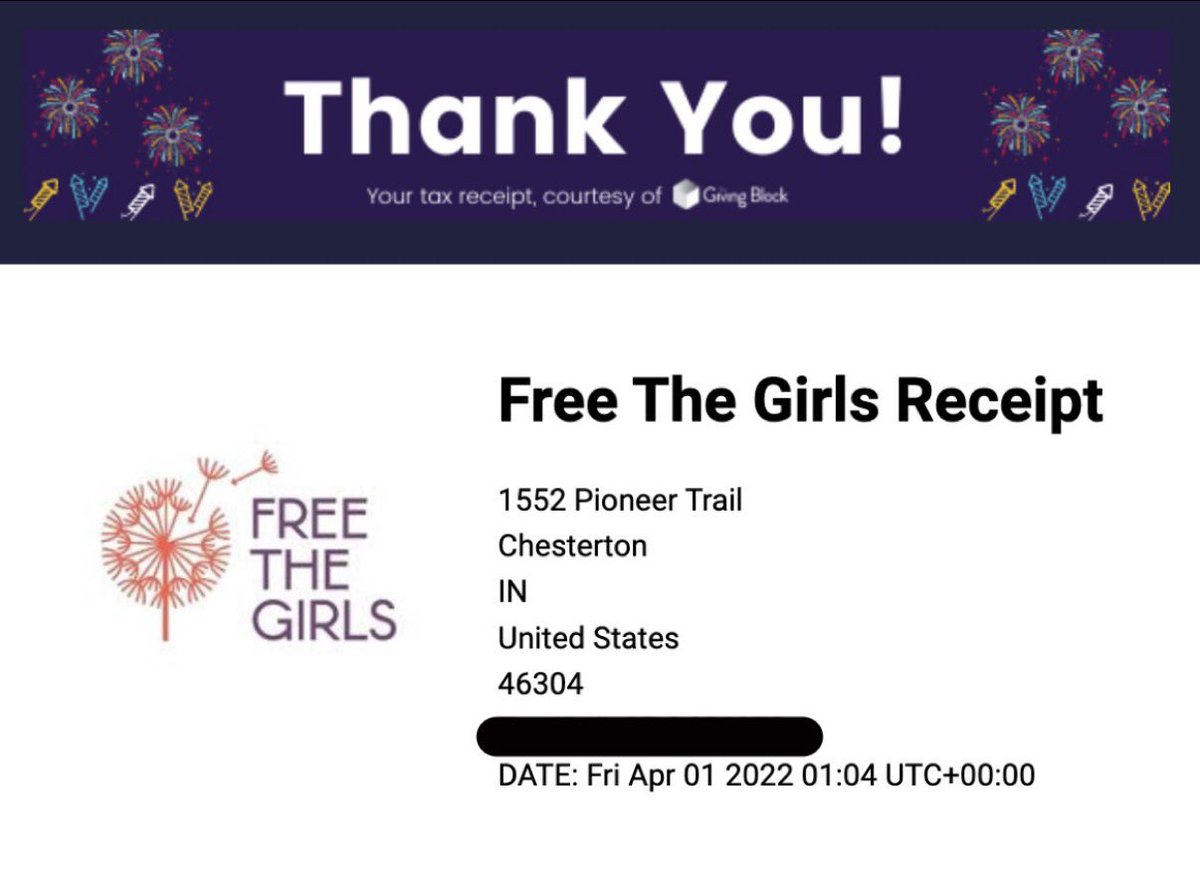 WFVnft's tweet photo. So proud to announce our first donation “FREE THE GIRLS”.
Devoted to helping sex trafficking survivors with a path to freedom! 🤍 

@freethegirls #WFV #BeTheChange #WomenInNFTs https://t.co/yThsgKtdlJ