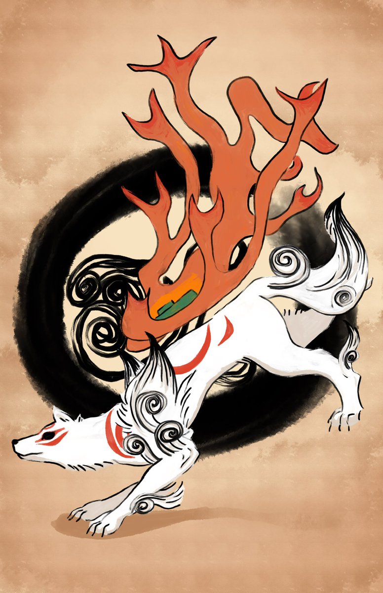 space_dva's tweet photo. Happy #TransDayOfVisibility I’m a nonbinary artist who apparently likes to draw wolves and retro influenced things. https://t.co/1IrDz78Ys8