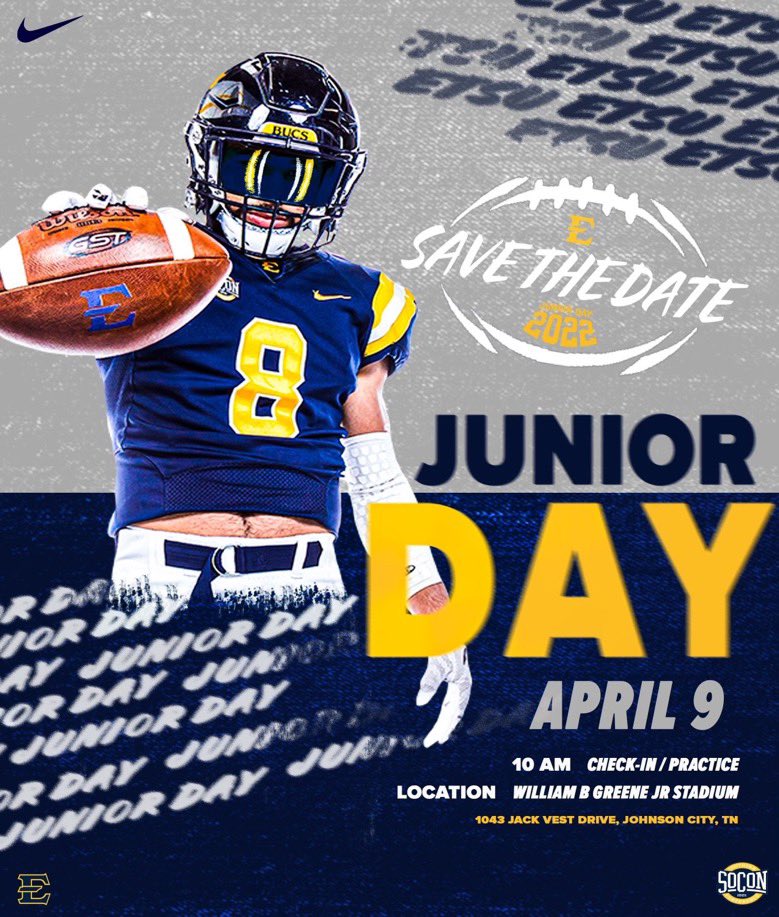 Thanks for the invite. Can’t wait to be there‼️<a href="/ETSUFootball/">ETSU Football</a> <a href="/Coachev4/">Dwight Evans II</a> <a href="/CoachMBurleson/">Matt Burleson</a>