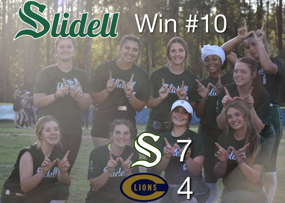 Win #10

@Louisiana5A <a href="/Softball_La/">Louisiana High School Softball</a> <a href="/SportsSlidell/">Slidell Sports</a>