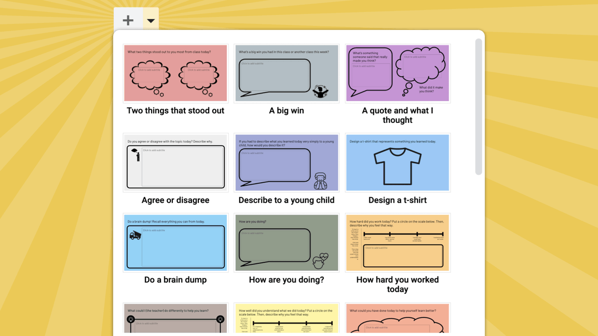Tony Vincent (@tonyvincent) on Twitter photo 🎟 <a href="/DitchThatTxtbk/">Ditch That Textbook</a> cleverly uses the theme builder in Google Slides to make an exit ticket generator!
ditchthattextbook.com/10-ideas-for-d…
✏️ Edit the tickets before assigning by going to Slide → Edit Theme. 🎟 <a href="/DitchThatTxtbk/">Ditch That Textbook</a> cleverly uses the theme builder in Google Slides to make an exit ticket generator!
ditchthattextbook.com/10-ideas-for-d…
✏️ Edit the tickets before assigning by going to Slide → Edit Theme.