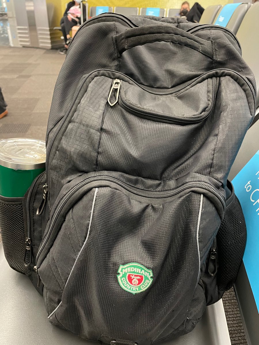 SportsCardinal's tweet image. On my way to my 7th @TheMasters trip. @MedinahTurf and @MedinahCC coming in clutch with the awesome bookbag from the 2019 BMW Championship. I use it constantly and it barely looks or feels worn. Much thanks!