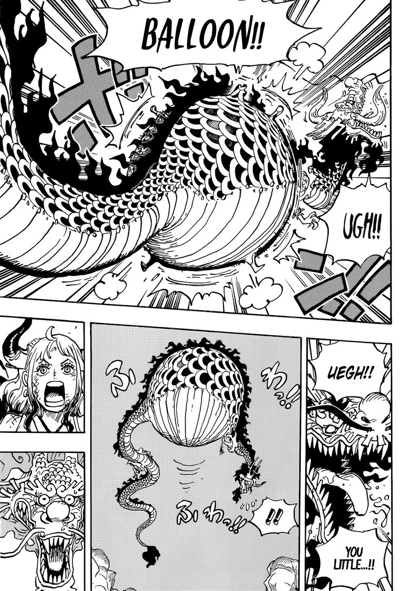 Did not expect vore and inflation in the new one piece chapter. This is not a joke 