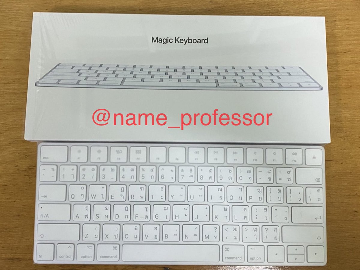 name_professor's tweet photo. ขาย Apple Magic Keyboard คีบอร์ไร้สาย
มือ 2 ราคา 2,800 บาท
📍รายละเอียดสินค้า (1)
- ซื้อมาเดือน 26 มิ.ย.64
- อายุใช้งานกี่เดือน 8 เดือน
- ใช้ไปบ่อยแค่ไหน แกะมาจากกล่องทดลองใช้แล้วเก็บเข้ากล่องไม่ได้ใช้เลย.
#เนมเนมอยากขายมือสอง
#คีบอร์ด #คีบอร์มือสอง
#AppleMagicKeyboard #Apple https://t.co/8k3hHX19Yu
