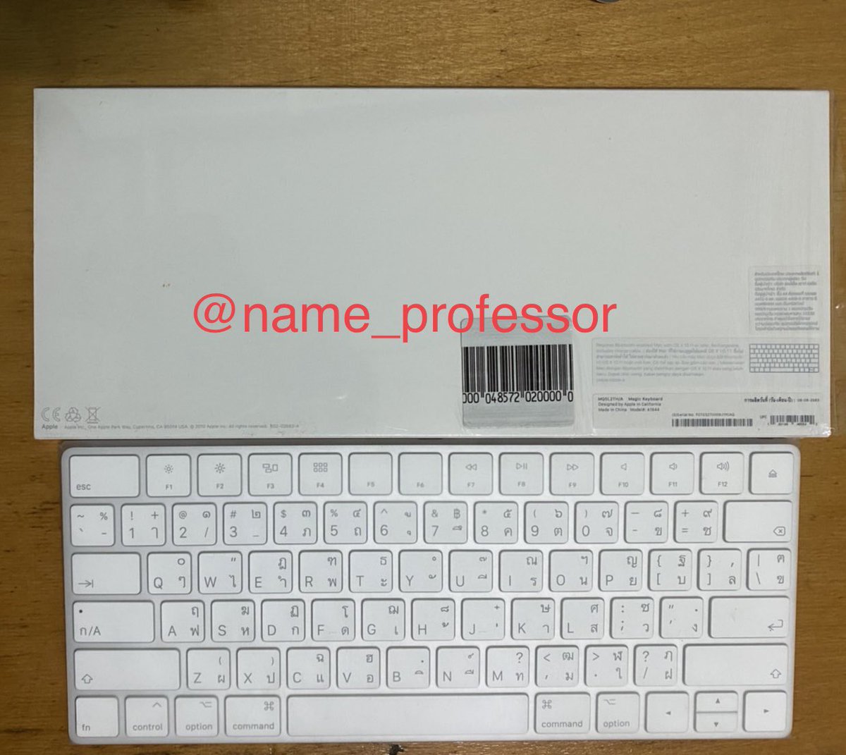 name_professor's tweet photo. ขาย Apple Magic Keyboard คีบอร์ไร้สาย
มือ 2 ราคา 2,800 บาท
📍รายละเอียดสินค้า (1)
- ซื้อมาเดือน 26 มิ.ย.64
- อายุใช้งานกี่เดือน 8 เดือน
- ใช้ไปบ่อยแค่ไหน แกะมาจากกล่องทดลองใช้แล้วเก็บเข้ากล่องไม่ได้ใช้เลย.
#เนมเนมอยากขายมือสอง
#คีบอร์ด #คีบอร์มือสอง
#AppleMagicKeyboard #Apple https://t.co/8k3hHX19Yu
