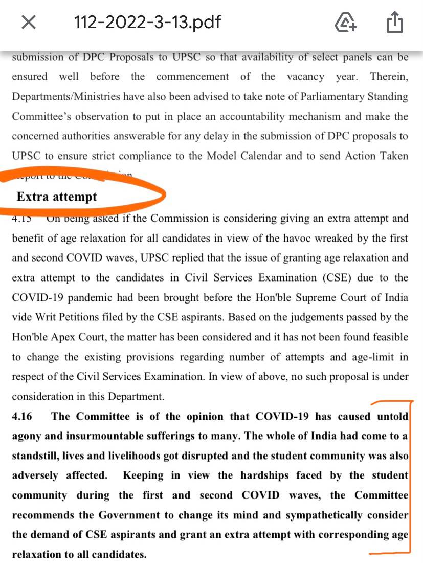 saurabhK_ISM's tweet photo. After #LenientView Verdict #SupremeCourt asks Again GOI to reconsider for Relief to #Students of #UPSC due to hardships faced during #Covid . 

Covid positive Candidates hadn't allowed to sit for Mains Exam even after clearing Prelims Exam. 

#DRSC Reports says same. 

@PMOIndia https://t.co/W4UQpcWw9m