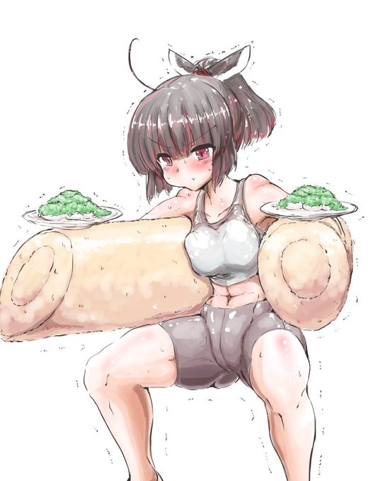 #きりたんキラキラ金曜日
今日はトレーニングの日なのだ!!あの化け物みたいなきりたんぽ背負ってると絶対筋肉凄いことになるよ( 