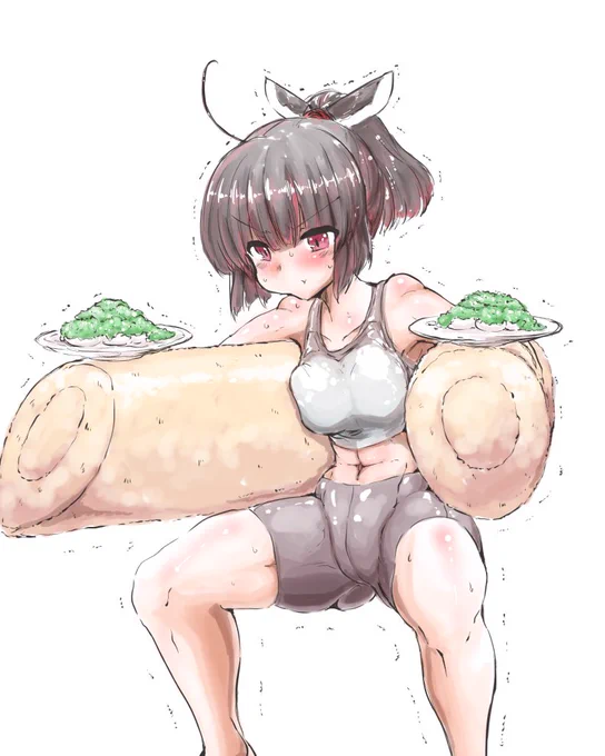 #きりたんキラキラ金曜日
今日はトレーニングの日なのだ!!あの化け物みたいなきりたんぽ背負ってると絶対筋肉凄いことになるよ( 